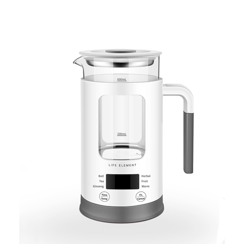 High Borosilicate Glass Mini Multifunction Temperature Adjustable Electric Kettle